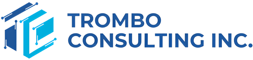 Trombo Consulting Inc. logo with icon.